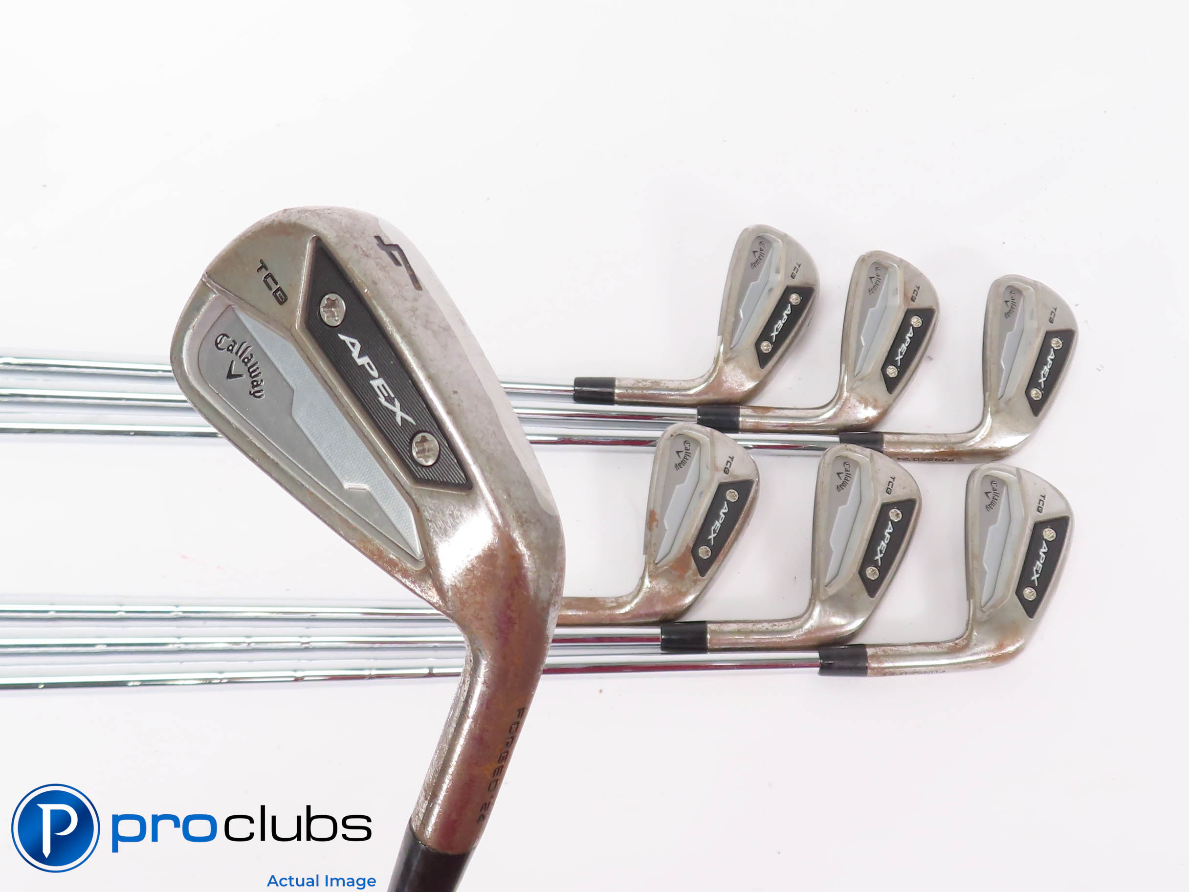 LIMITED EDTION Callaway '24 APEX TCB RAW 4-PW IRON SET -KBS Tour-V